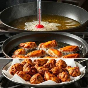 fried chicken wings using italian salad dressing recipe