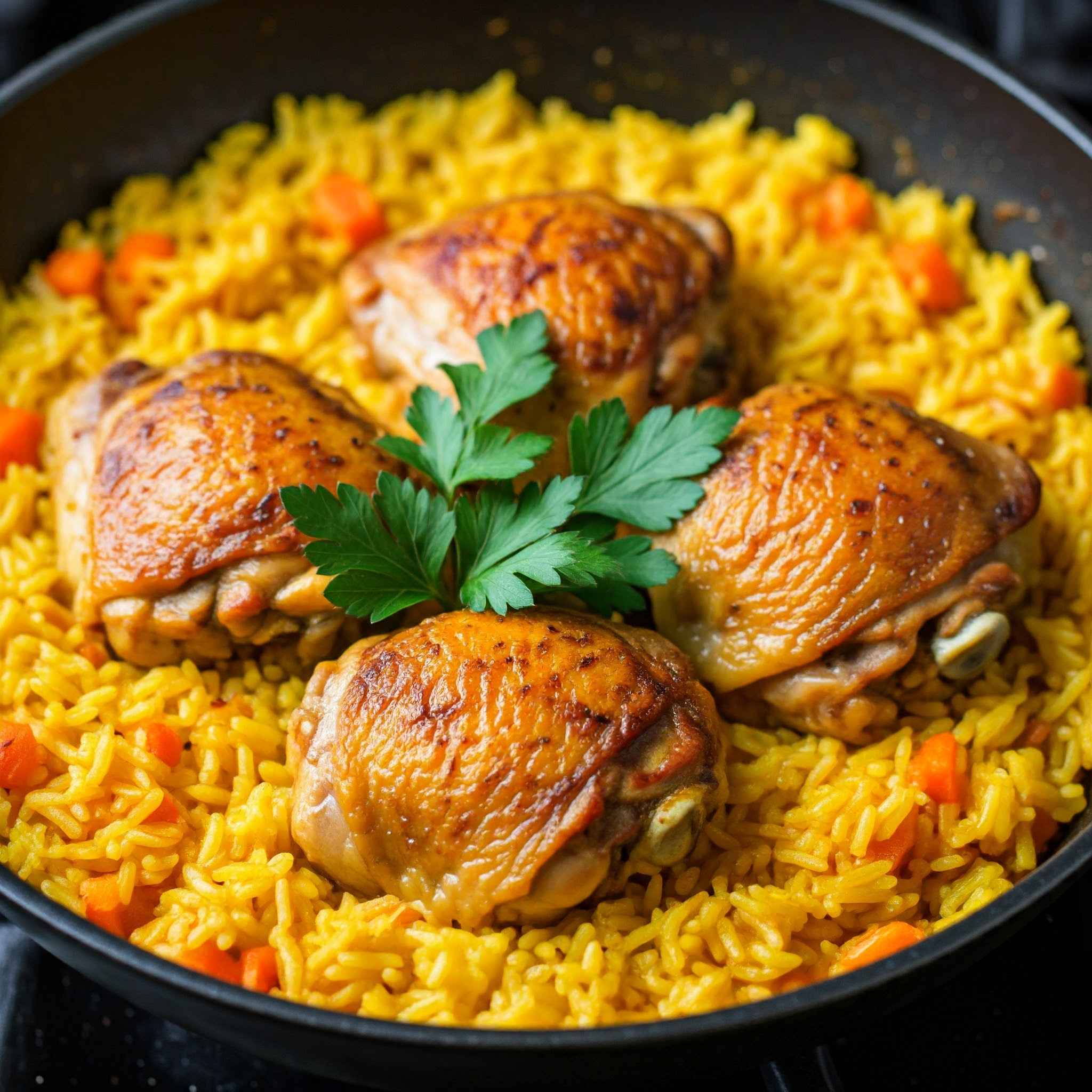 chicken and yellow rice recipe