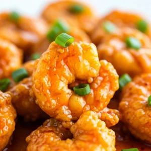 Toss the fried shrimp in the sauce or drizzle it on top.