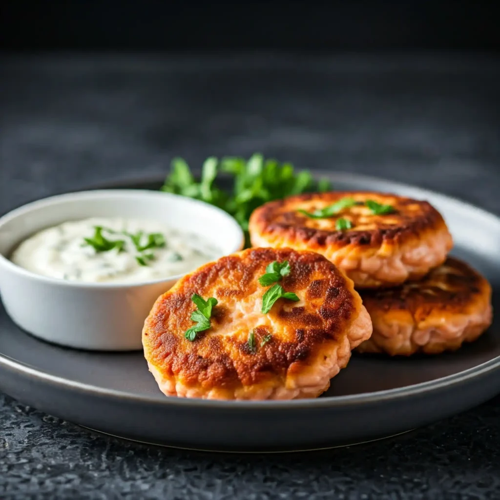 old fashioned salmon patties recipe with crackers