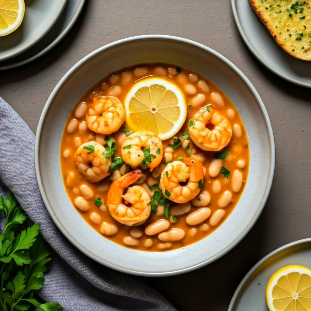 Lemony Shrimp and Bean Stew Lemony Shrimp and Bean Stew