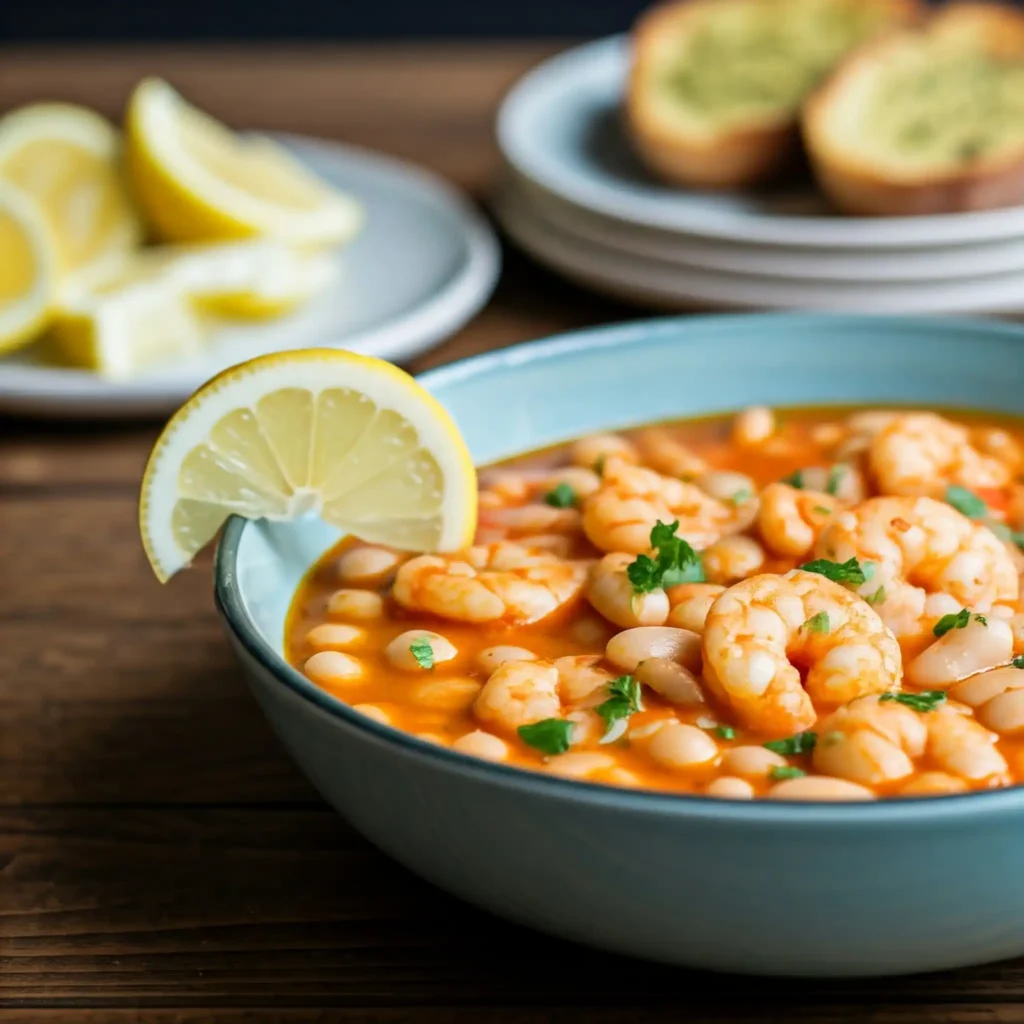 Lemony Shrimp and Bean Stew 8 Lemony Shrimp and Bean Stew