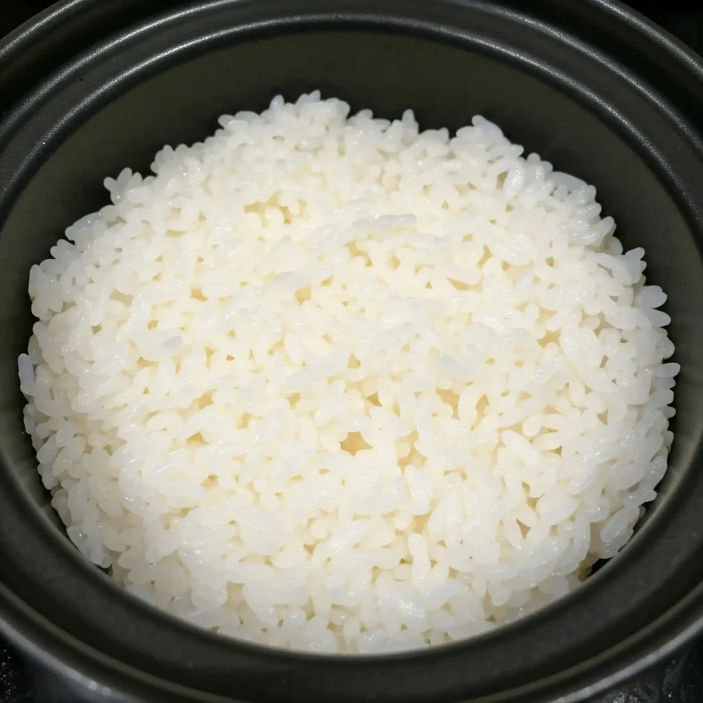 Cook according to package instructions, then mix it with a splash of rice vinegar, a pinch of sugar, and a dash of salt.