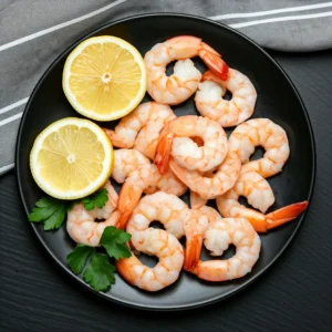 Remove shrimp and place them in an ice water bath to stop cooking. Chill for 5 minutes.