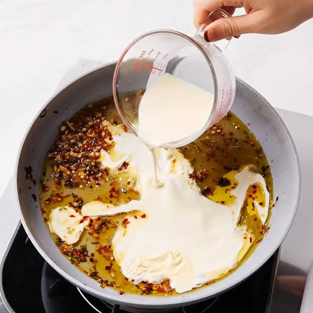 making creamy sauce for marry me chicken thighs