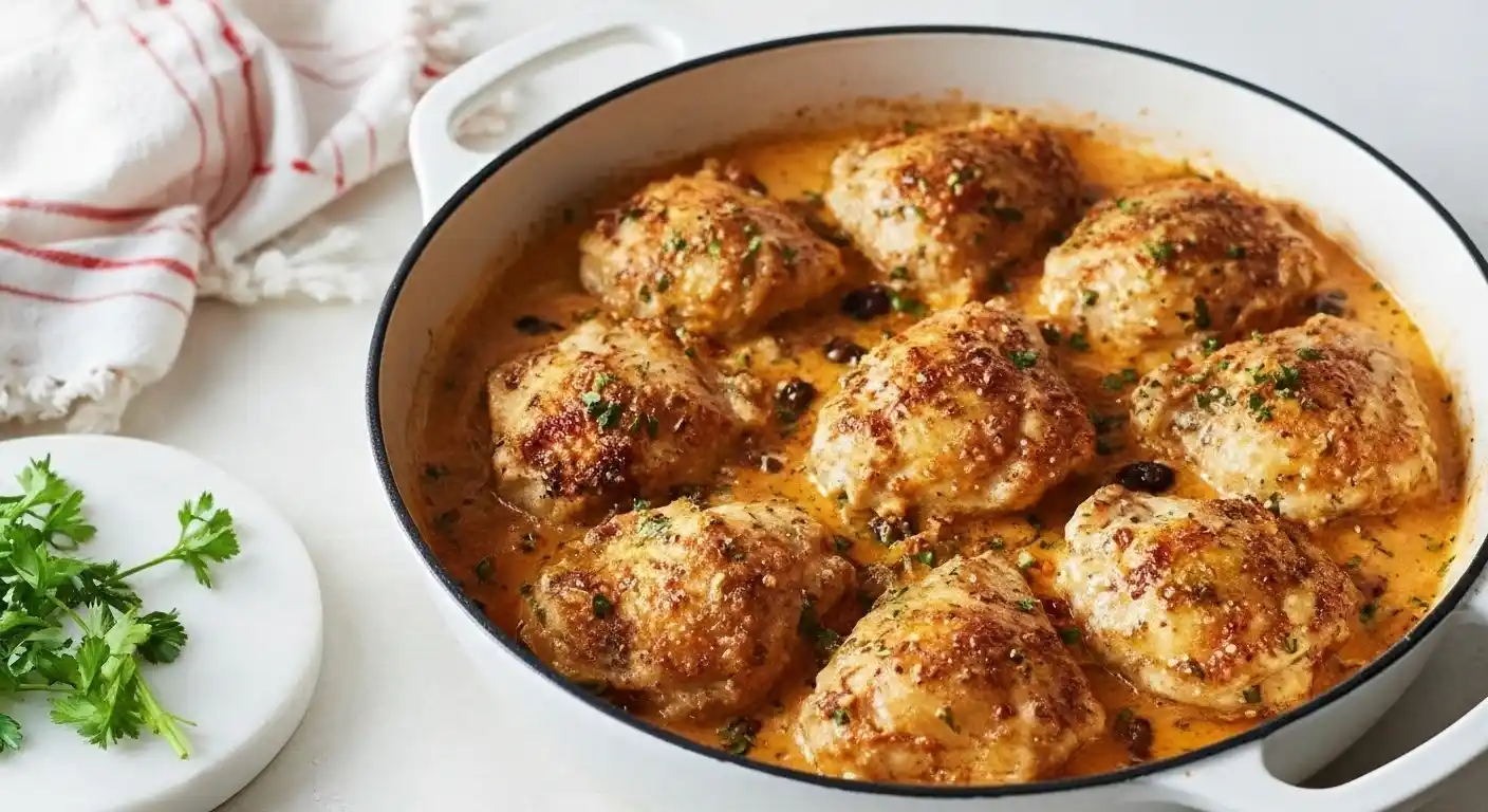 marry me chicken thighs in creamy sauce