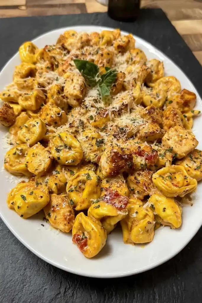 Creamy Marry Me Chicken Tortellini with Parmesan