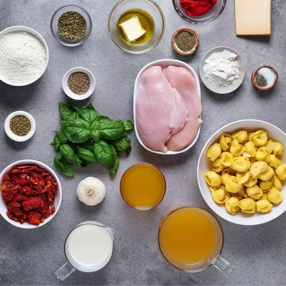 Ingredients for Marry Me Chicken Tortellini recipe