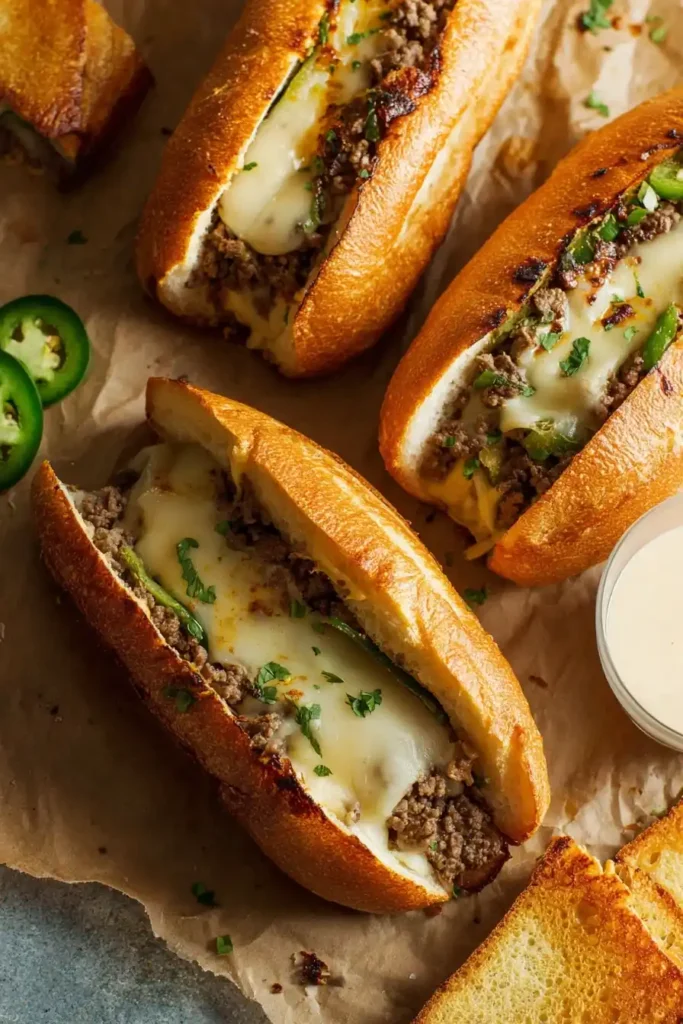 Easy Ground Beef Philly Cheesesteaks Recipe – Simple One-Pan Dinner