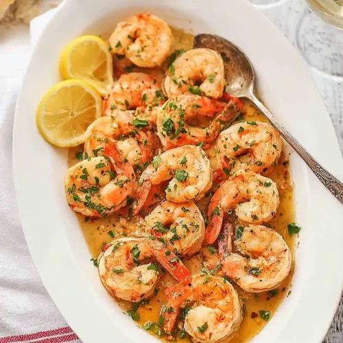 Easy Shrimp Scampi Recipes with garlic butter and lemon