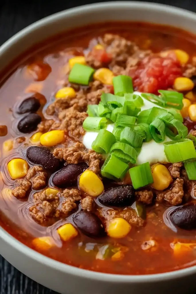 Simple Chipotle Ground Beef Soup ground beef recipes