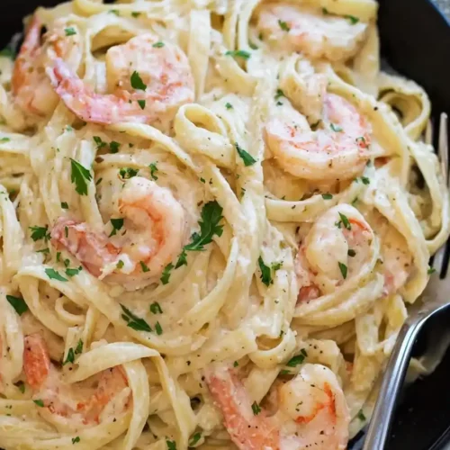 creamy shrimp scampi pasta Creamy Shrimp Scampi Pasta
