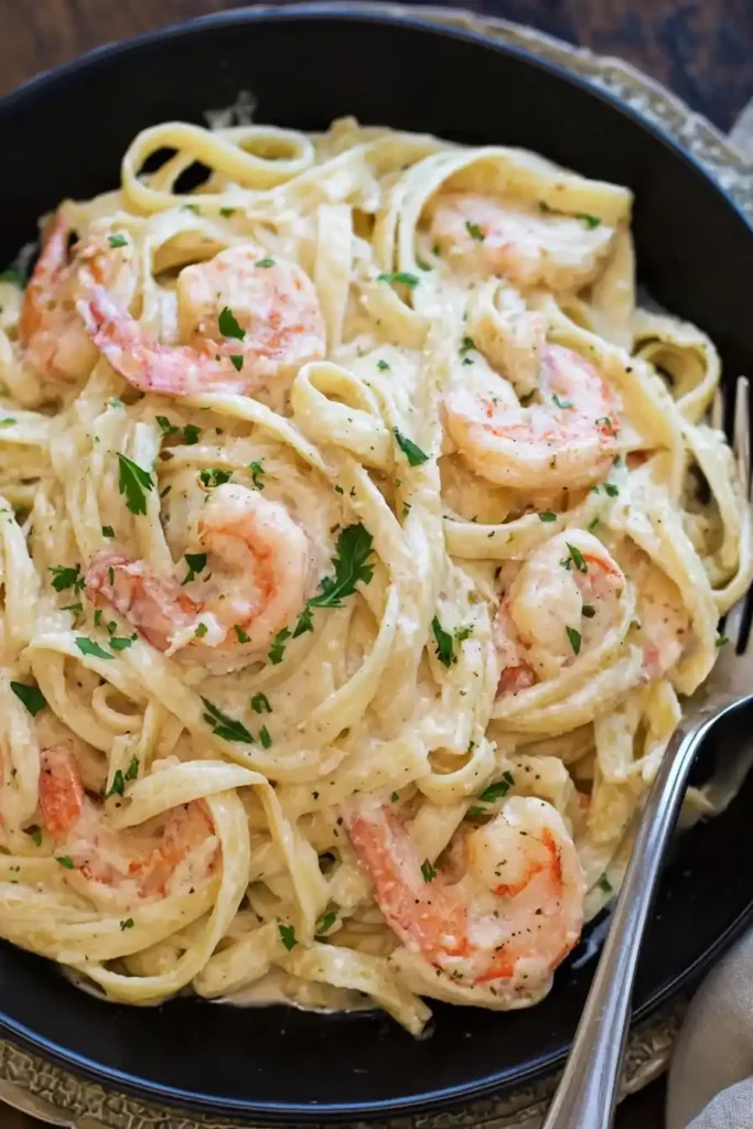creamy shrimp scampi pasta Creamy Shrimp Scampi Pasta
