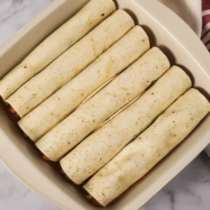 rolled tortillas filled with ground beef and cheese