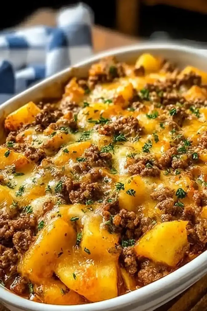 Hobo Casserole with Ground Beef: Easy, Creamy Family Dinner