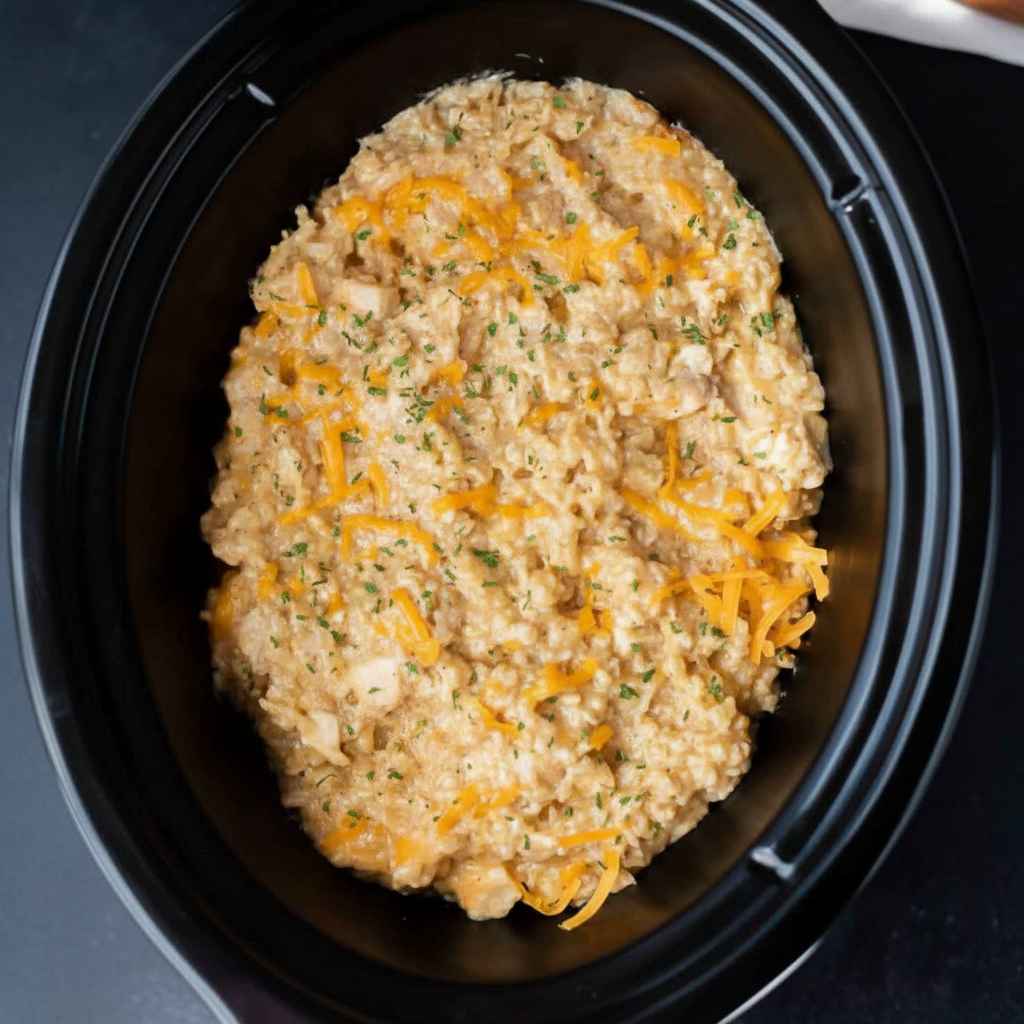 Crock‑Pot Chicken and Rice