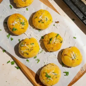 Ground beef with cheddar and parmesan for Cheeseburger Bomb filling